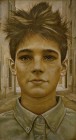 Il ragazzo che guardava lontano olio su tavola 90x50 2002