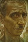 Lo sguardo olio su tavola 180x120 2003
